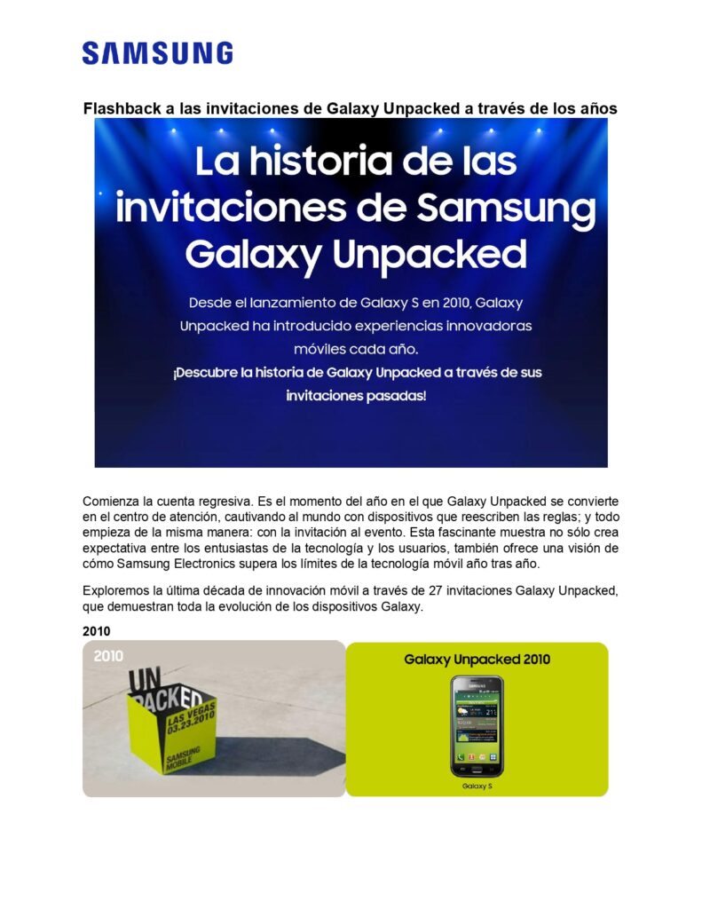 Invitaciones de Galaxy Unpacked a traves de los anos 1 page 0001 rcg71.com