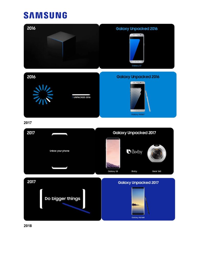 Invitaciones de Galaxy Unpacked a traves de los anos 1 page 0005 rcg71.com