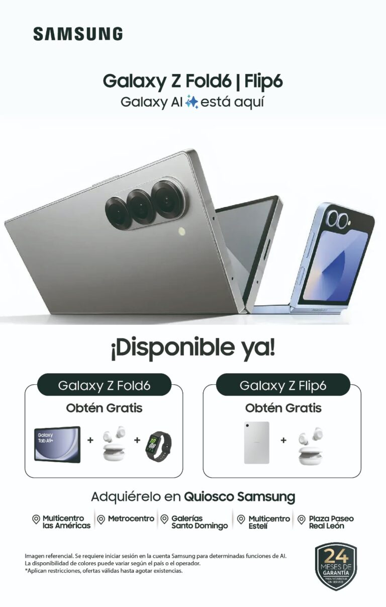 Samsung trae a Nicaragua los increíbles smartphones plegables Galaxy Z Fold6 y Galaxy Z Flip6