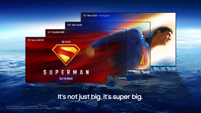 Samsung se asocia con Warner Bros. y DC Studios para ofrecer una experiencia de Superman «supergrande»