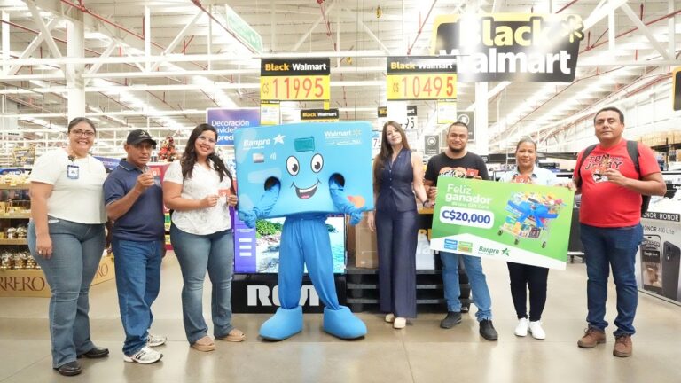Walmart cierra con broche de oro la celebración de sus 20 años y, junto a Banpro, premia la fidelidad de los nicaragüenses